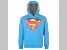 Superman  modrá mikina s kapucou 35%bavlna 65%polyester 